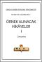 [Novelas Ejemplares 01] • Örnek Alınacak Hikayeler 1